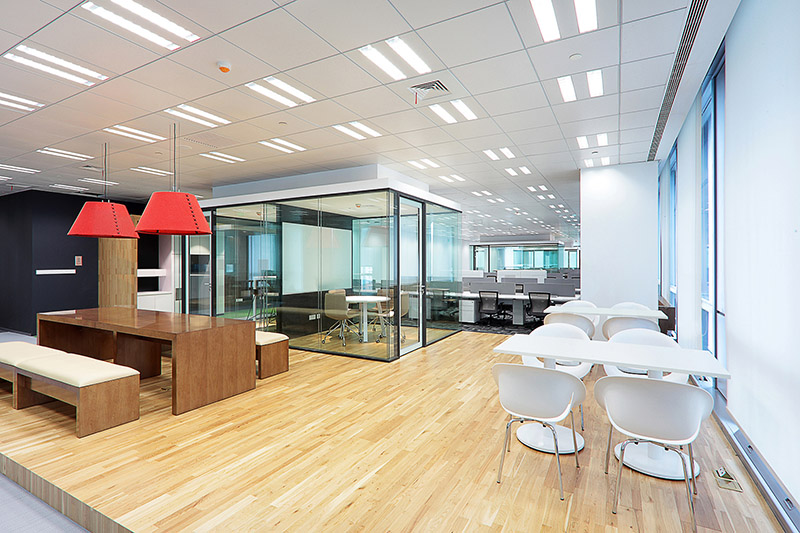 辦公室裝修后街裝潢區域劃分解說