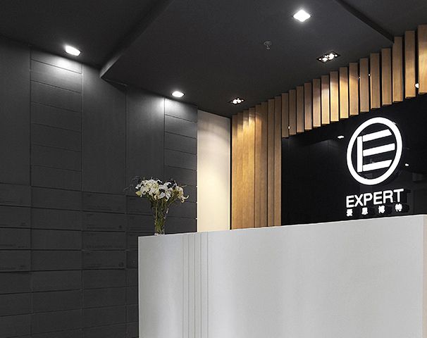 企業前臺裝修設計實景圖