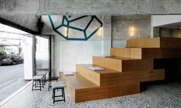 辦公室設(shè)計裝修風格交融的咖啡館